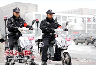 唐山路北警方启动警用电动车巡逻队