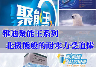 冬日高效能车型 雅迪聚能王系列 北极熊般的耐寒力受追捧
