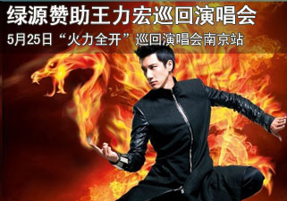 绿源电动车赞助王力宏巡回演唱会南京站