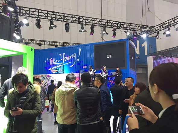展位创意冠绝天津展！人气爆棚的绿能今年真的不一young！