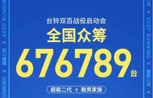 狂销676789台，台铃再次刷新行业爆品热销记录！