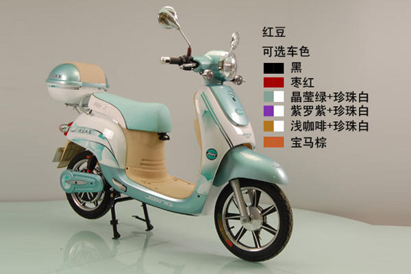杰宝大王电动车 红豆