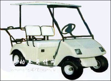 两座电动高尔夫球车