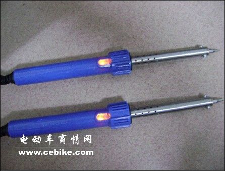 电动车12V24V36V48V专用带灯电烙铁