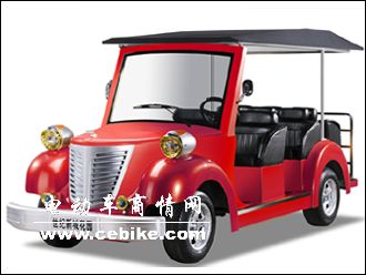豪华四轮电动观光车，电动老爷车，电动巡逻车