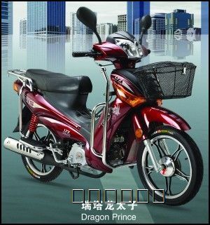 油电混合动力反充电摩托车 龙太子