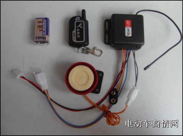 供应金鹦鹉电动车双向防盗器