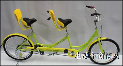 广州批发双人自行车 情侣车 三人车 