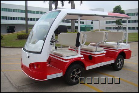 益商8座电动观光车 DFYS 030 8A