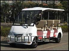 重庆楼盘看房车/游乐场观光8座电动观光车批发