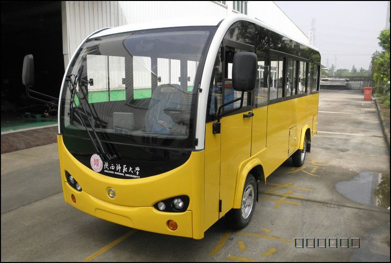 厂家直销封闭式11，14座电动观光车
