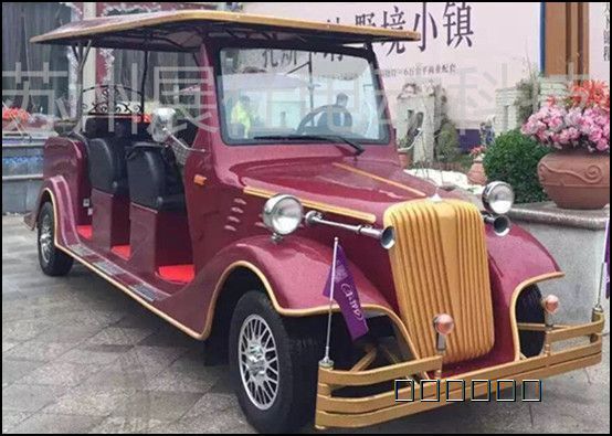 泰州8座电动老爷车 楼盘看房电瓶车 酒店贵宾接待车
