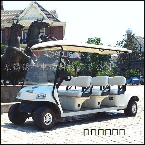 热销南京6座电动高尔夫球车，物业代步游览车，看房接送车