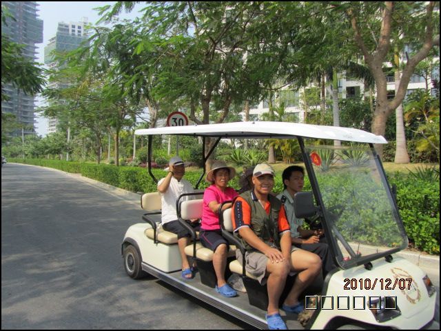 绿通8人座高尔夫球车，酒店接送车，房地产看房用车首选广西绿通电动车