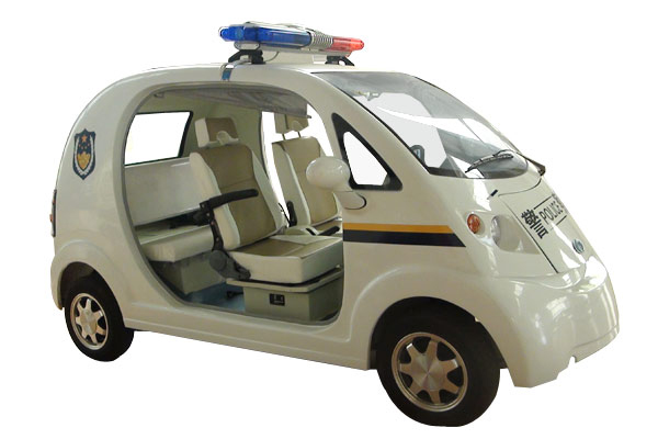 乾力电动车 流动警车